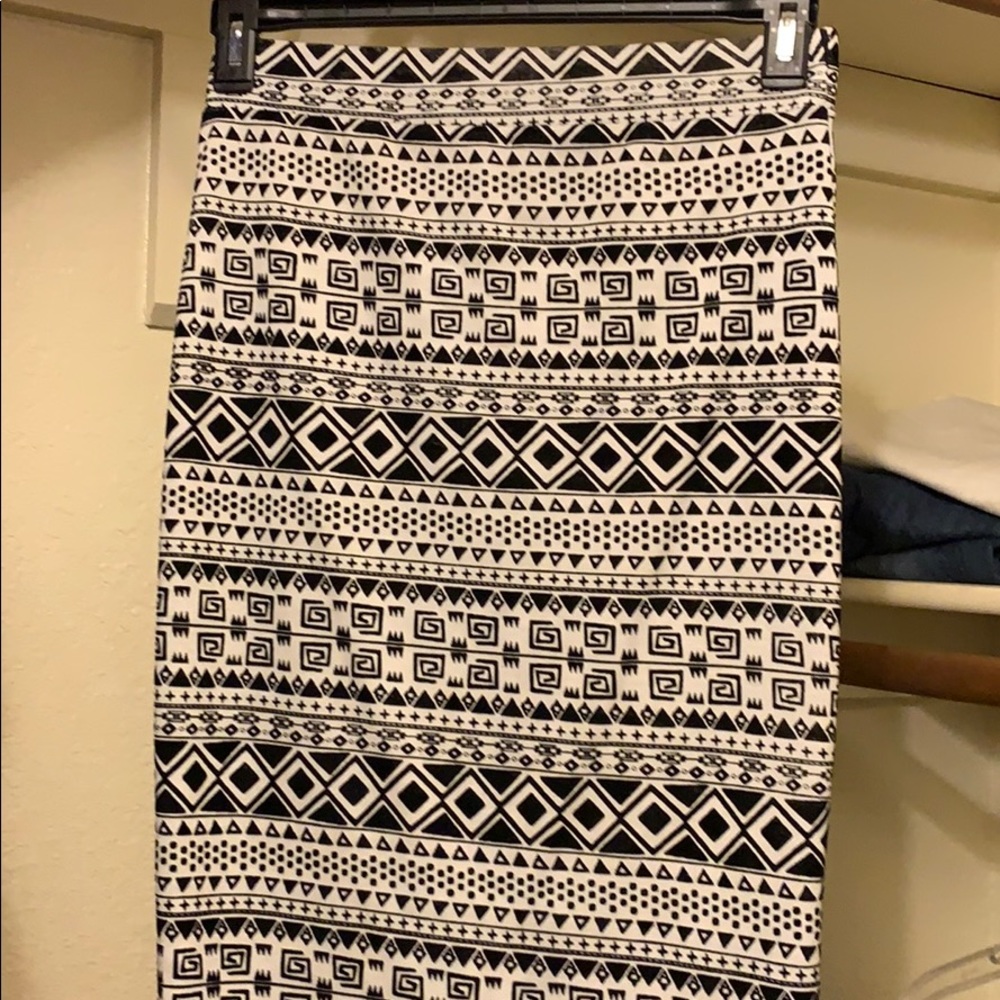 a midi skirt